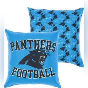 NFL Throw Pillow Cover 18x18 Carolina Panther